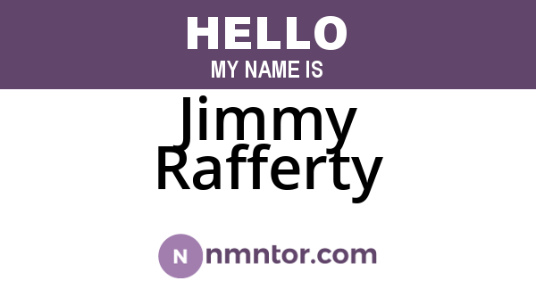 Jimmy Rafferty