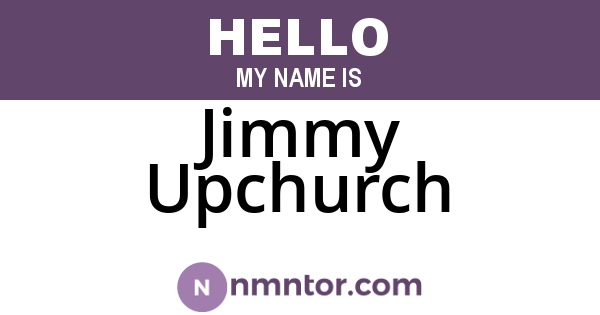 Jimmy Upchurch
