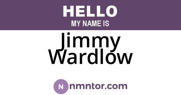 Jimmy Wardlow
