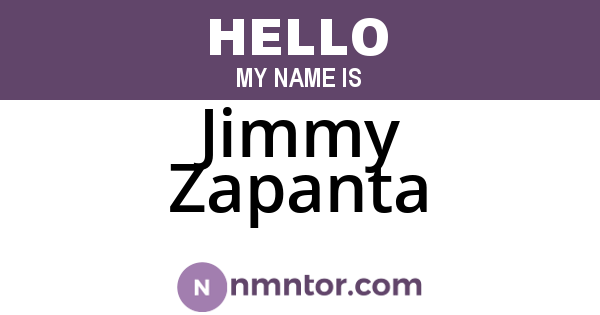 Jimmy Zapanta