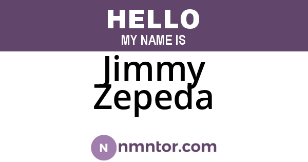 Jimmy Zepeda