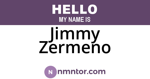 Jimmy Zermeno