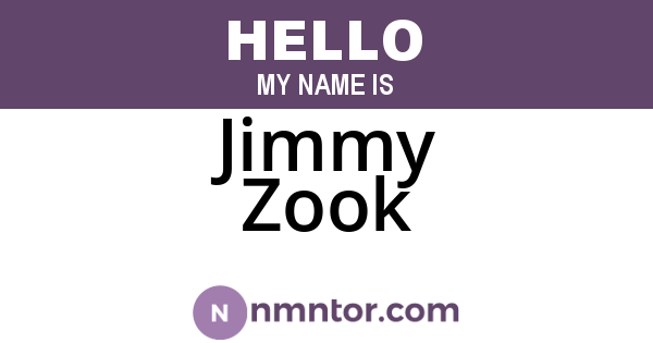Jimmy Zook