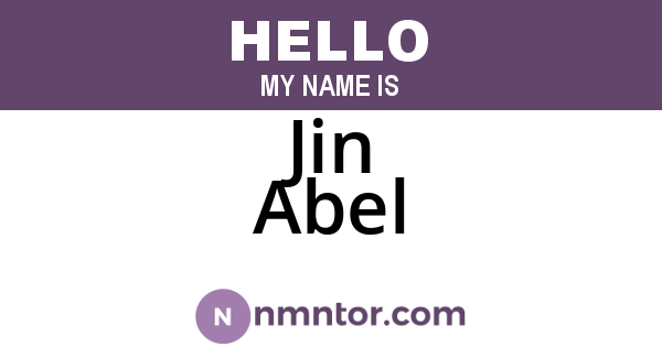 Jin Abel