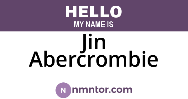 Jin Abercrombie