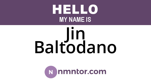 Jin Baltodano