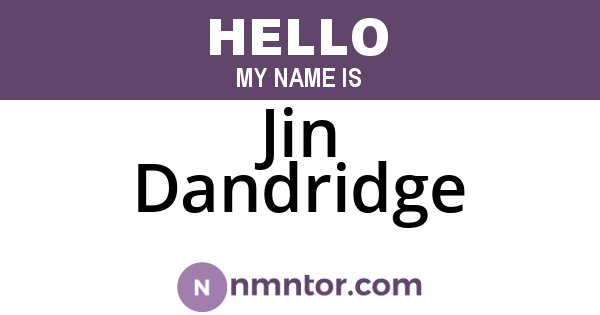 Jin Dandridge