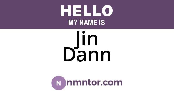 Jin Dann
