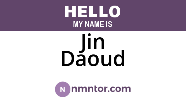 Jin Daoud