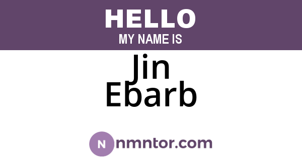 Jin Ebarb