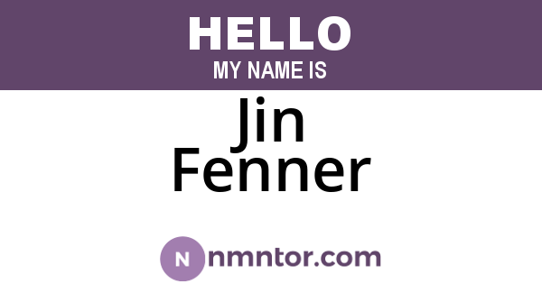 Jin Fenner