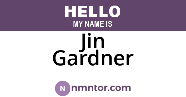 Jin Gardner
