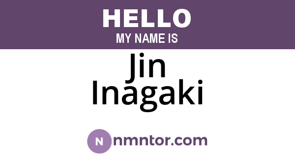 Jin Inagaki