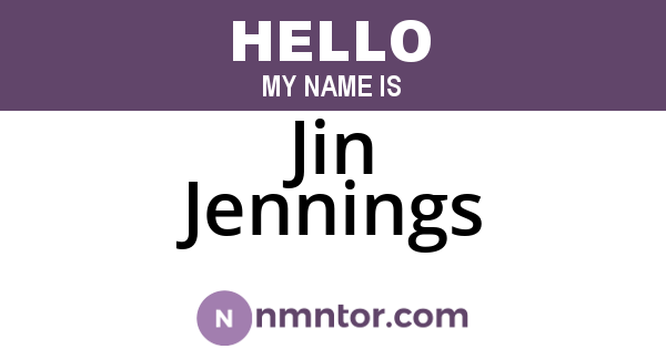 Jin Jennings