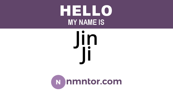 Jin Ji