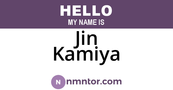 Jin Kamiya