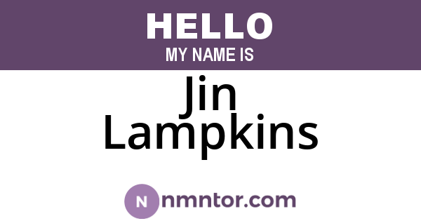 Jin Lampkins