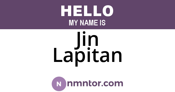 Jin Lapitan