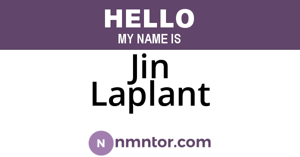 Jin Laplant