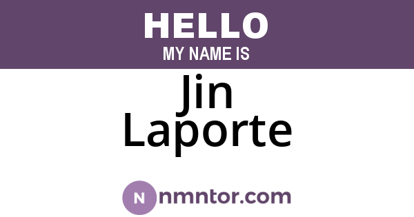 Jin Laporte
