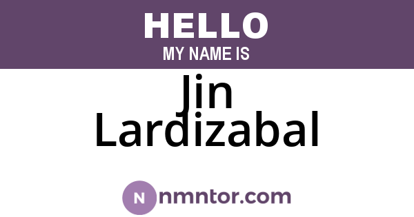 Jin Lardizabal
