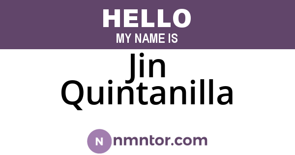 Jin Quintanilla