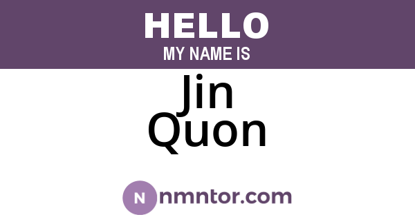 Jin Quon