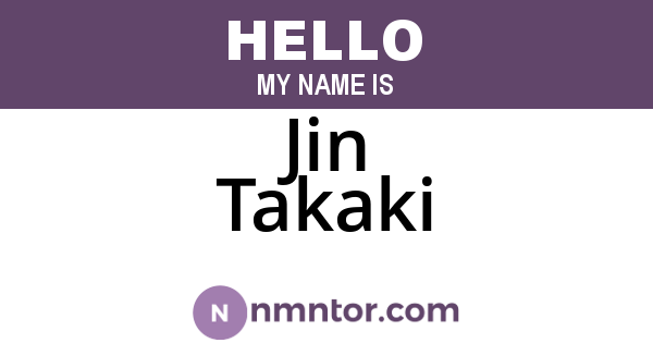 Jin Takaki