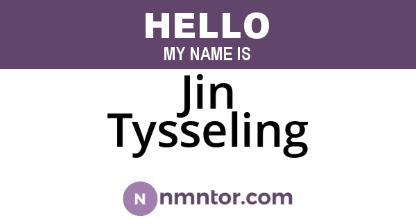 Jin Tysseling