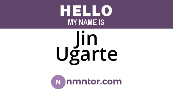 Jin Ugarte