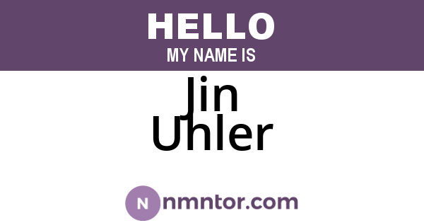 Jin Uhler