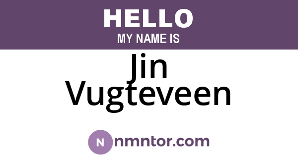 Jin Vugteveen