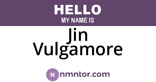 Jin Vulgamore