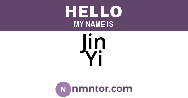 Jin Yi