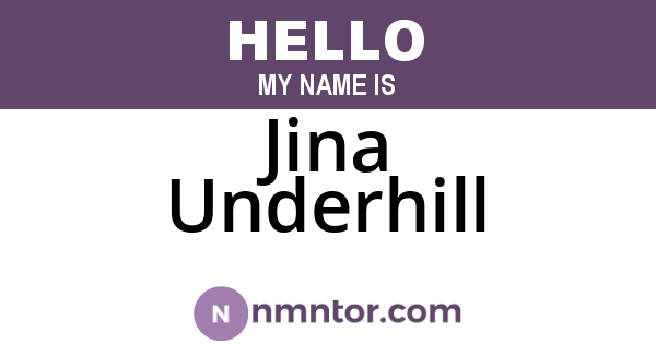 Jina Underhill