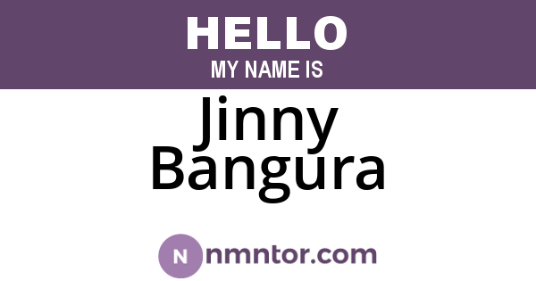 Jinny Bangura