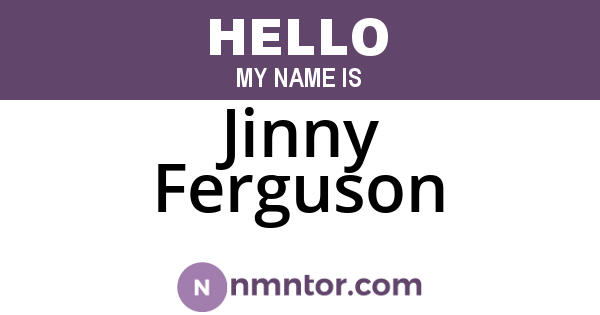 Jinny Ferguson