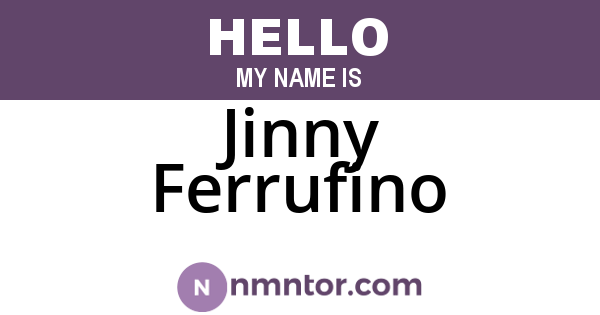 Jinny Ferrufino
