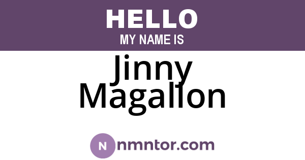 Jinny Magallon