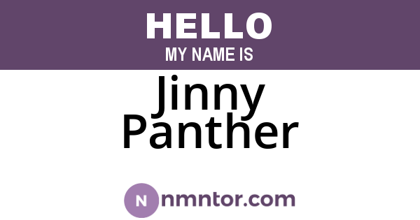 Jinny Panther