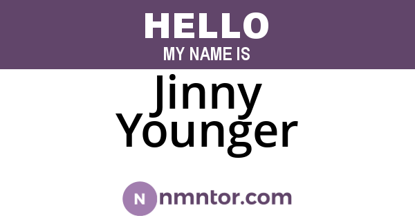 Jinny Younger