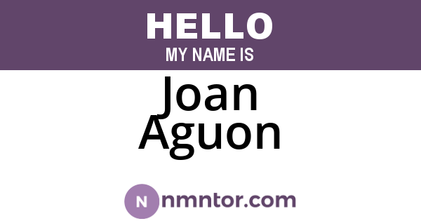 Joan Aguon