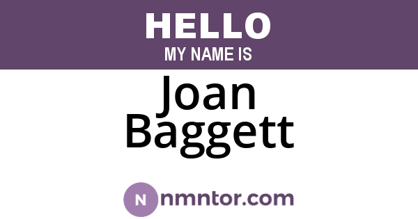 Joan Baggett