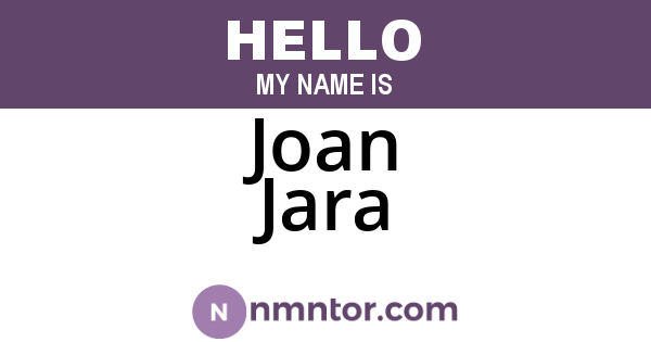 Joan Jara