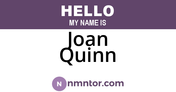 Joan Quinn