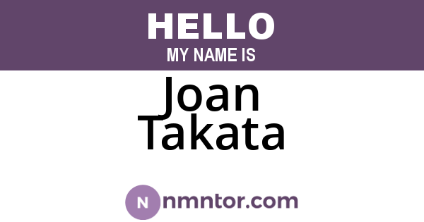 Joan Takata