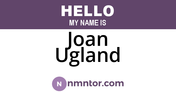 Joan Ugland