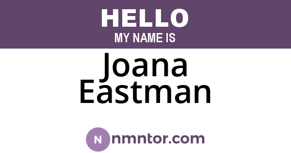 Joana Eastman