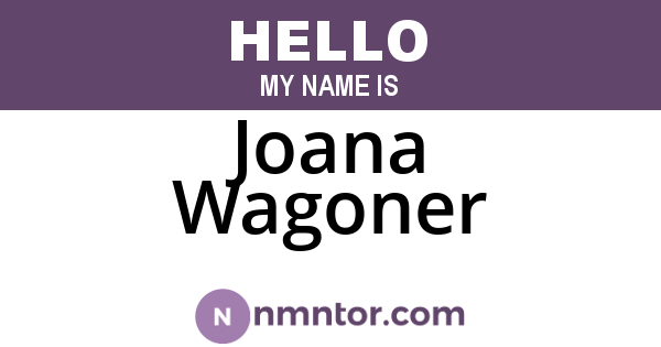 Joana Wagoner