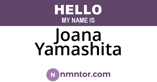 Joana Yamashita